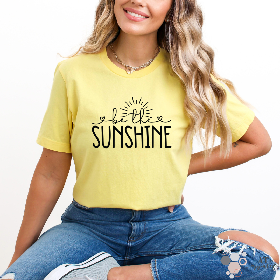 Be The Sunshine Tee in Yellow