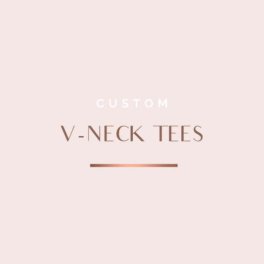 Custom V-Neck T-Shirt