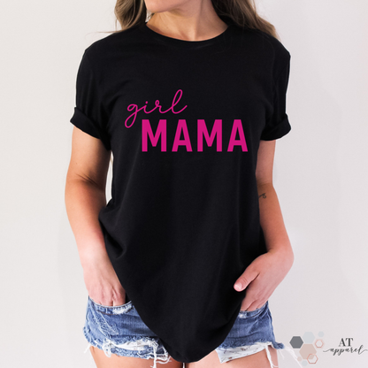 Girl Mama Tee in Black