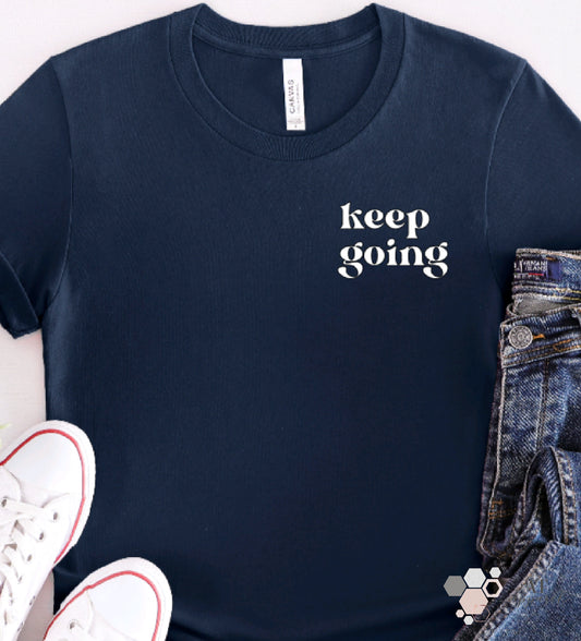 Keep Going Pocket Tee