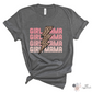 Lightning Girl Mama Tee in Heather Storm