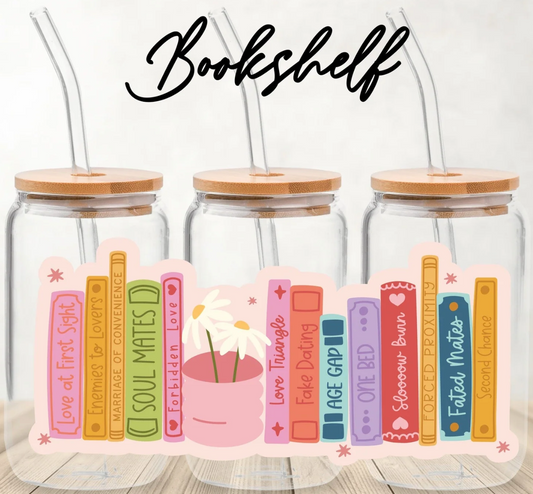 Bookshelf Glass Tumbler