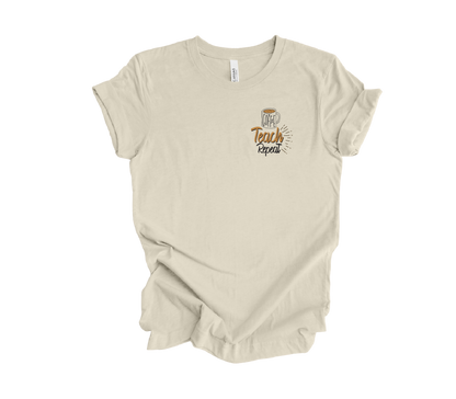 Coffee Teach Repeat Pocket Tee