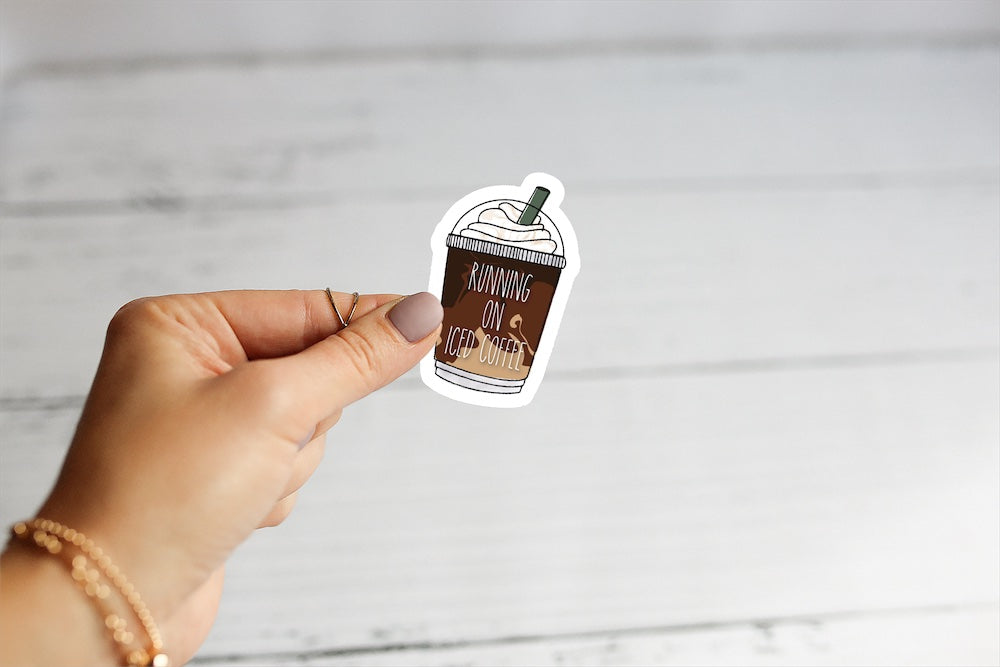 Iced Coffee Sticker