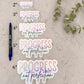 Progress Not Perfection Sticker