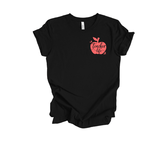 Teacher Life Pocket Tee